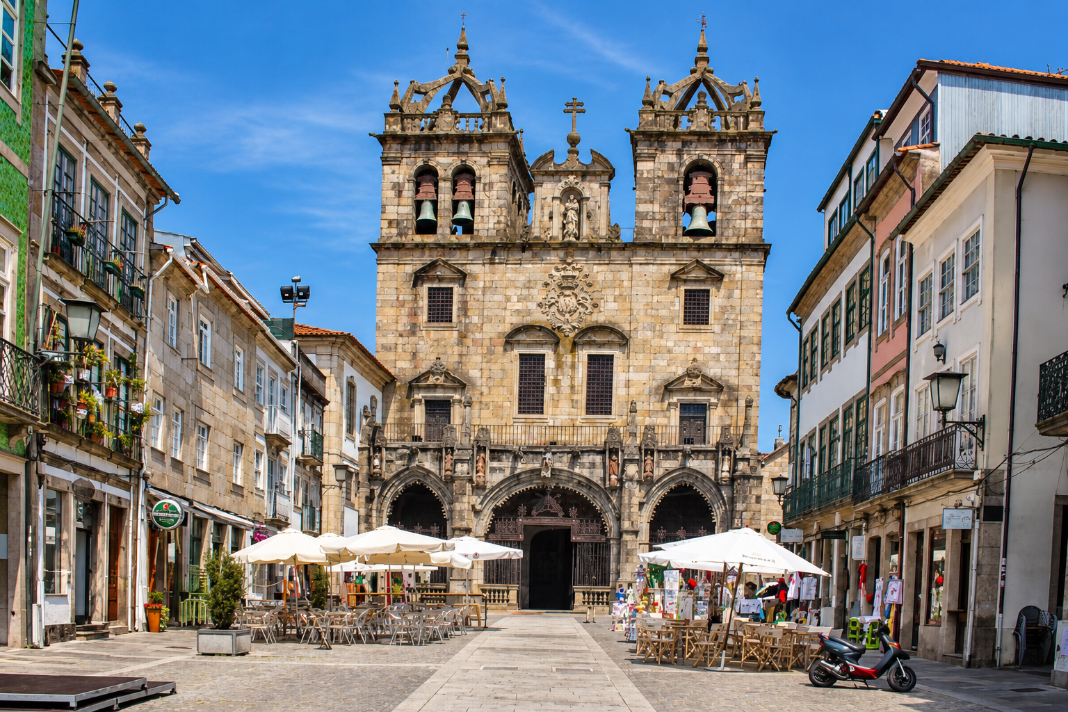 Praça Histórica junto à Catedral